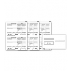 Laser W-2 Tax Forms & Envelopes - Magnetic Media 