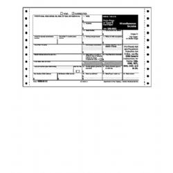 Continuous 1099-MISC Tax Forms - Magnetic Media, Self-Mailer
