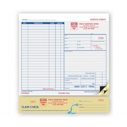 Service Order Forms & Claim Check