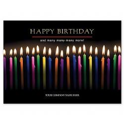 Joyful Candles Birthday Card