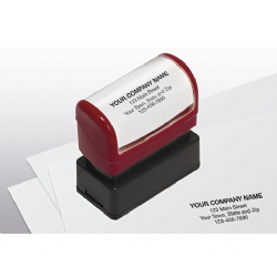 Compact Pre-Inked Address Stamp