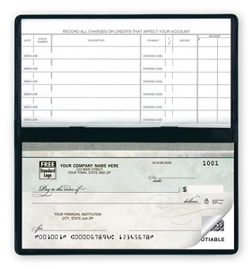 51200N, Compact Size Duplicate Checks, Green Marble Design