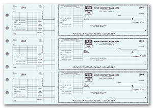 3-To-A-Page Checks with Voucher Stub