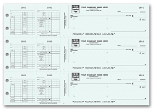 3-To-A-Page Payroll Checks for Window Envelopes