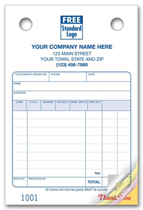 Retail Order Forms, Small