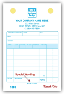 Register Forms with Special Wording