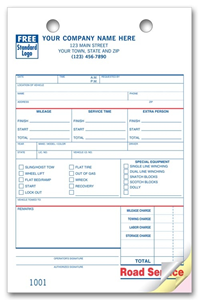 Road & Towing Service Forms