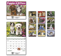 2024 Puppies & Kittens Wall Calendars