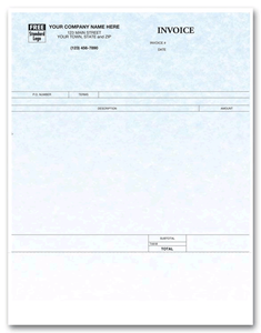 Personalized Laser Invoices