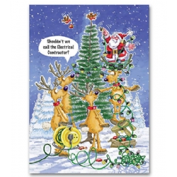Electrical Contractor Holiday Cards 