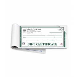 High Security Embassy Gift Certificate Books