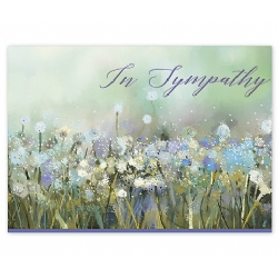 Nature's Bouquet Sympathy Card