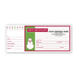 Gift Certificates- Holiday Merry Snowman
