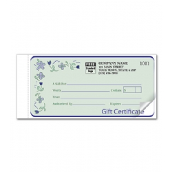 Custom Gift Certificates-Spring Bouquet
