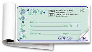 Gift Certificate Books, Spring Bouquet