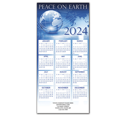 2024 Peace themed holiday calendar cards