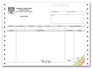 Compact Continuous Invoice Parchment 