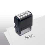 103005, Final Notice Stamp - Self-Inking
