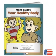 109282, Your Healthy Body Coloring Book