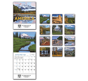 2021 Mini Wall Calendar America
