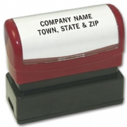 1132336, 2 Line Custom Stamp - Pre-Inked Stamp