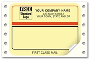 1226, Continuous Mailing Label, "First Class Mail"