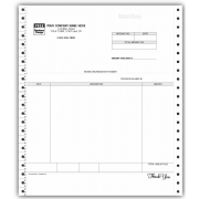 Continuous Computer Laser/Inkjet Invoices
