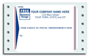 Continuous Mailing Labels - Postal Endorsement