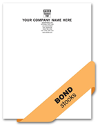 25% Cotton 24# Letterheads, Smooth Finish