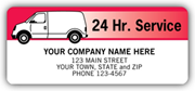 Van Service Labels