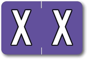 Sycom®/Barkley® Individual End-Tab Labels - X
