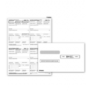 Laser W-2 Tax Forms - P Format, 4-Up