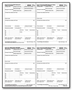 Laser W-2 Tax Forms - P Format, 4-Up