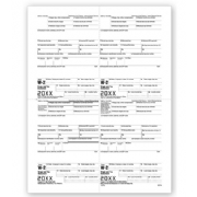 4-Up Laser W-2 Tax Forms - Employee M