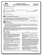 Laser W-9 Tax Forms
