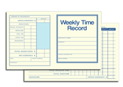 Weekly Time Record Cards