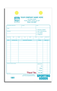 Sporting Goods Order Forms
