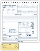 Towing Service Order Forms with Key Tag 
