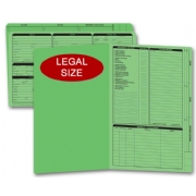 Green real estate listing folders