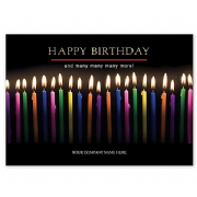 Joyful Candles Birthday Card