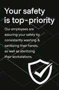 Covid-19 employee safety protocol poster