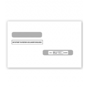 4-Up W-2 & 1099-R Tax Envelopes - Double Window 