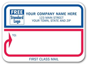 72, Padded Mailing Label, "First Class Mail" 

