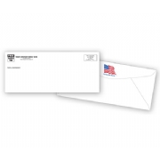 10 Envelopes with American Flag