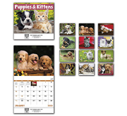 2021 Puppies & Kittens Wall Calendars