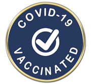 Circle-Shaped Covid Vaccinated Pins
