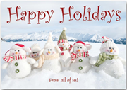 Snowgang Holiday Cards 