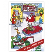 Automotive Holiday Card- North Pole Repair