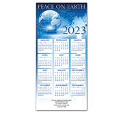 2023 Peace themed holiday calendar cards