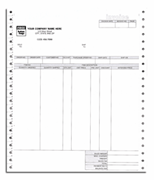 General Continuous Invoice for RealWorld, 4-Part